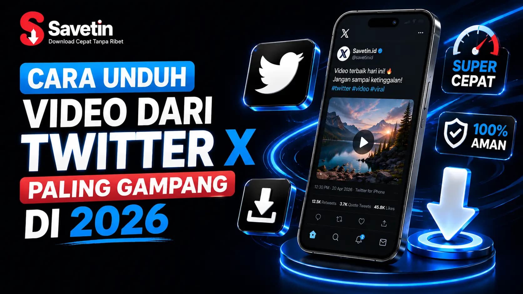 Cara Unduh Video dari Twitter Paling Gampang di 2026