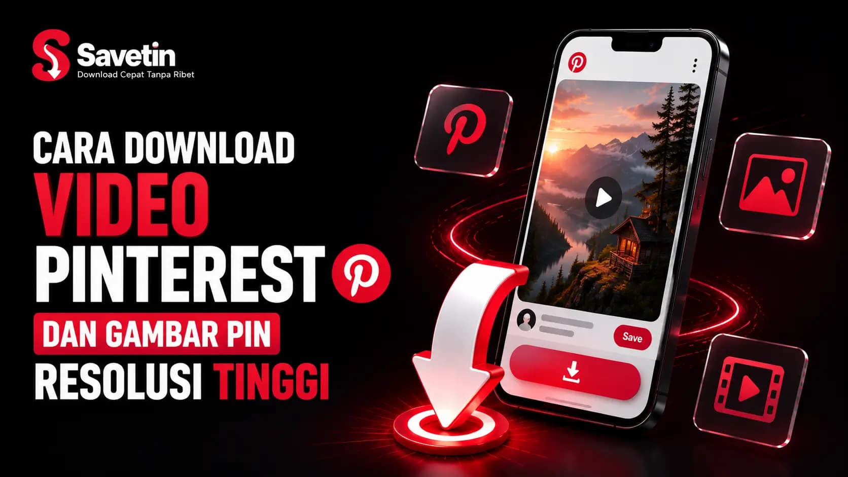 Cara Download Video Pinterest dan Gambar Pin Resolusi Tinggi